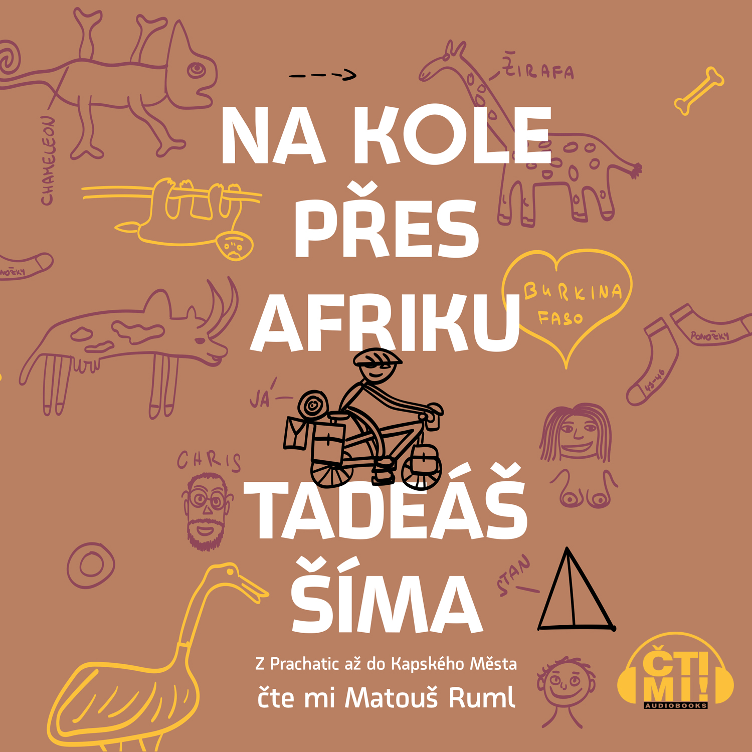 Audiokniha Na kole přes Afriku – Tadeáš Šíma